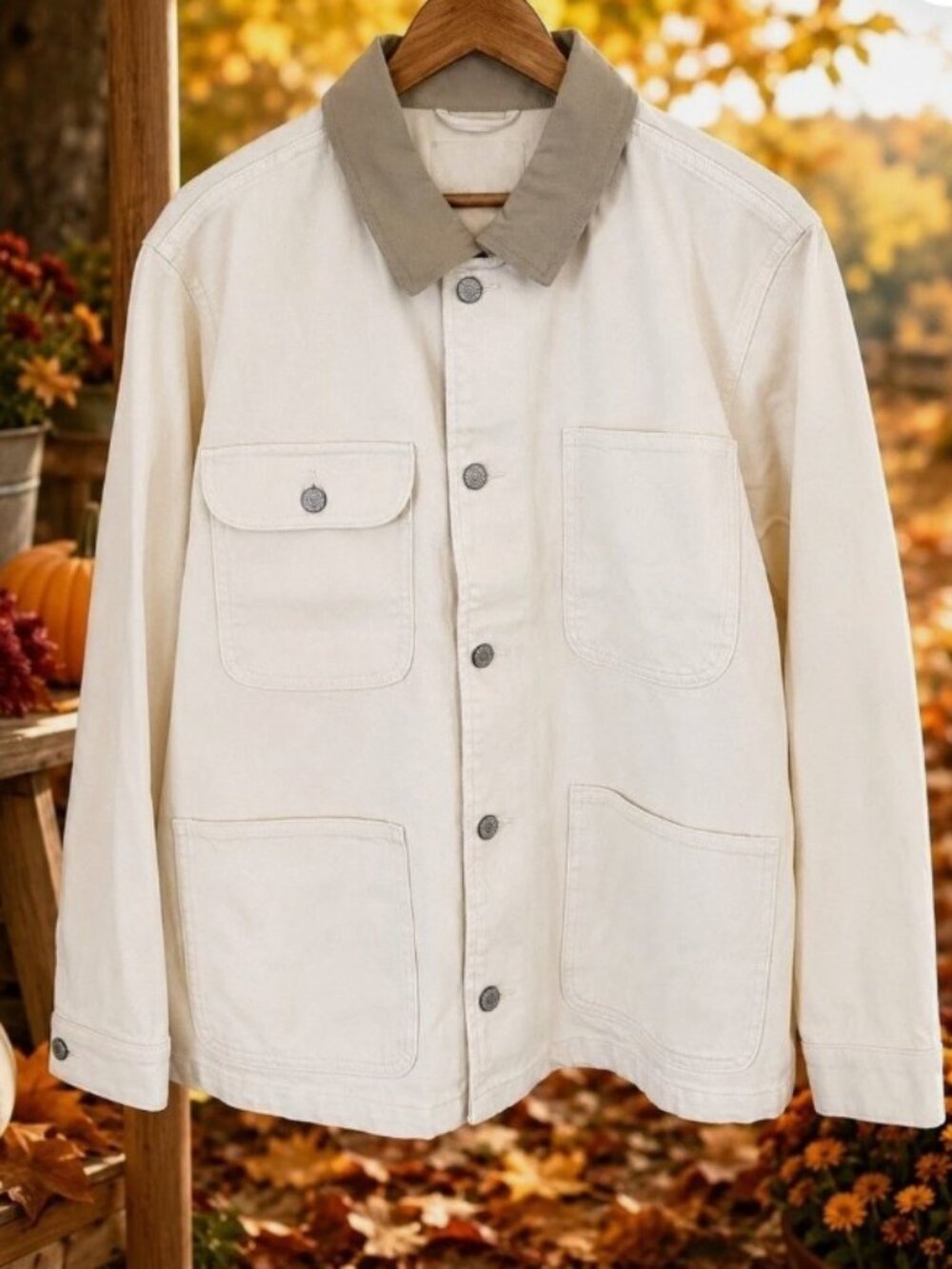 Lucky, Jacket w/ contrast collar, size Large, NWT
